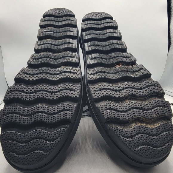 Sperry Juneau Womens 8 Black Gray Winter Boots Faux Fur Casual Comfort STS86817 - Picture 14 of 14